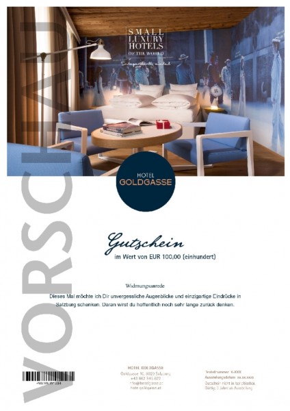 Gutschein Hotel Goldgasse